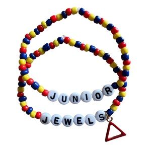 Bundle of 2 Handmade Taylor Swift “Junior Jewels” Bracelets, Gift Bag & Stickers